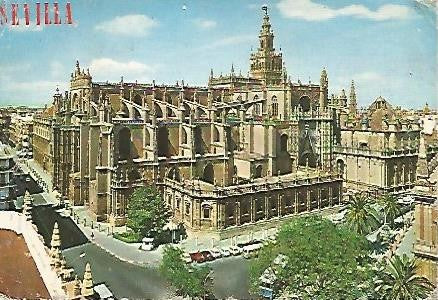 POSTAL 56060: SEVILLA. Catedral y Giralda