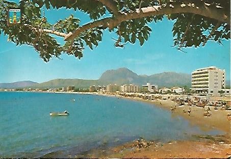 POSTAL 56083: BENIDORM. Playa de Levante