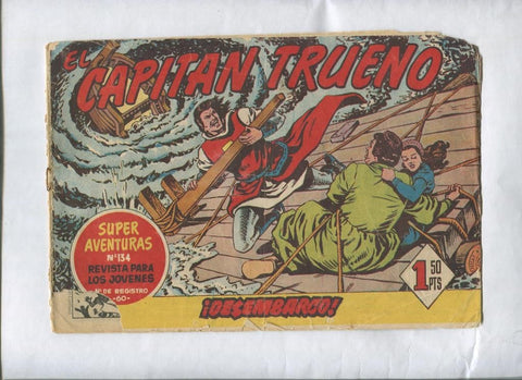 El Capitan Trueno original numero 130: Desembarco (numerado 1 en trasera)