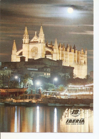Postal 033185 : Palma de Mallorca. Vista nocturna