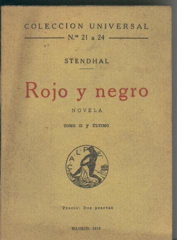 Rojo y negro Tomo II y ultimo