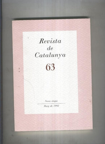 Revista de catalunya numero 063