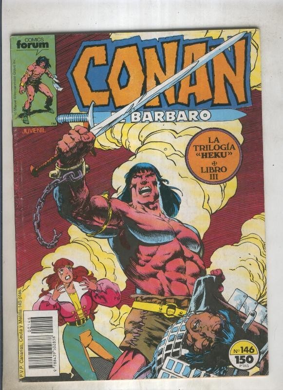Conan el Barbaro primera edicion numero 146 (numerado 3 en trasera)