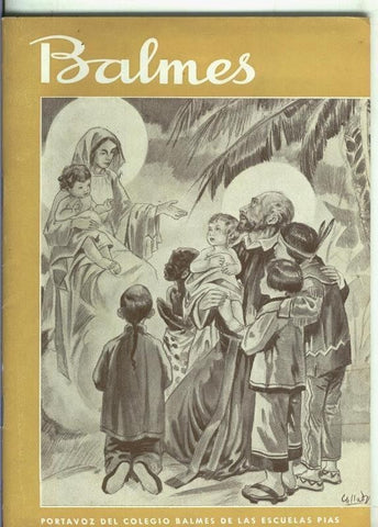 Colegio y Gimnasio Balmes de las Escuelas Pias: octubre-noviembre 1955