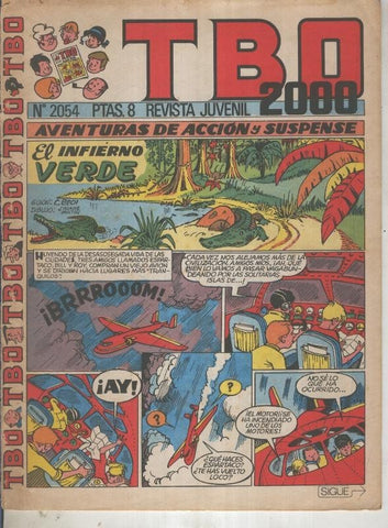 TBO 2000 numero 2054: El infierno verde (salvador mestre)