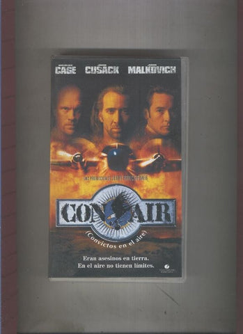 Video VHS: Con Air: convictos en el aire con Nicolas Cage