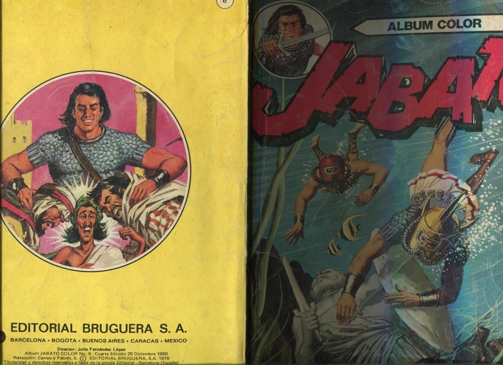 Jabato album color de 125 pts numero 06: La ciudad sumergida (numerado 3 en trasera)