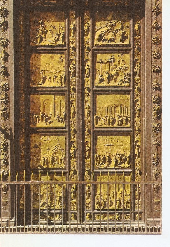 Postal 034047 : Firenze. Baptistery - The Paradises door (Ghiberti)