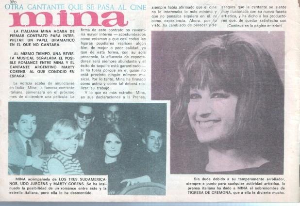Claro de Luna numero 370: reportaje sobre Mina