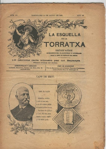 La esquella de la Torratxa numero 0659 del 29 agosto 1891