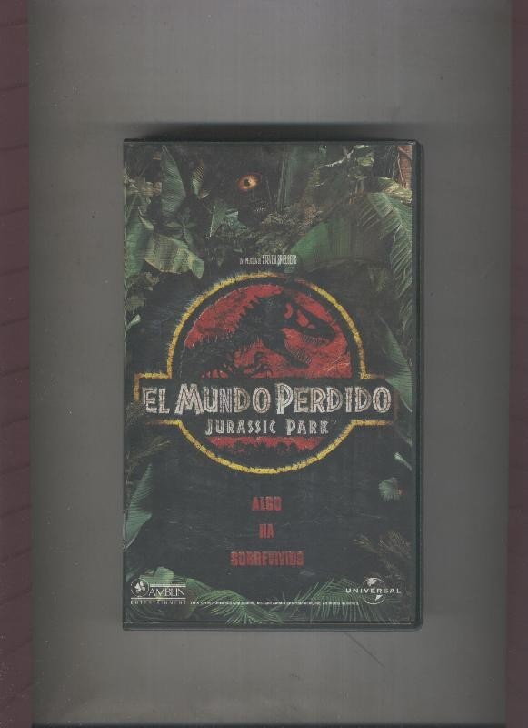 Video VHS: El mundo perdido: Jurassic Park