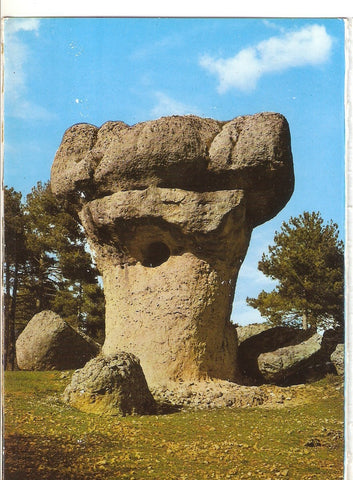 Postal 038681 : Cuenca. Ciudad Encantada. Setas en la Plaza Mayor