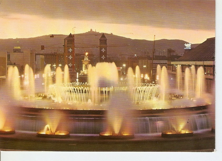 Postal 035201 : Barcelona. Parque de Montjuich. Fuente magica