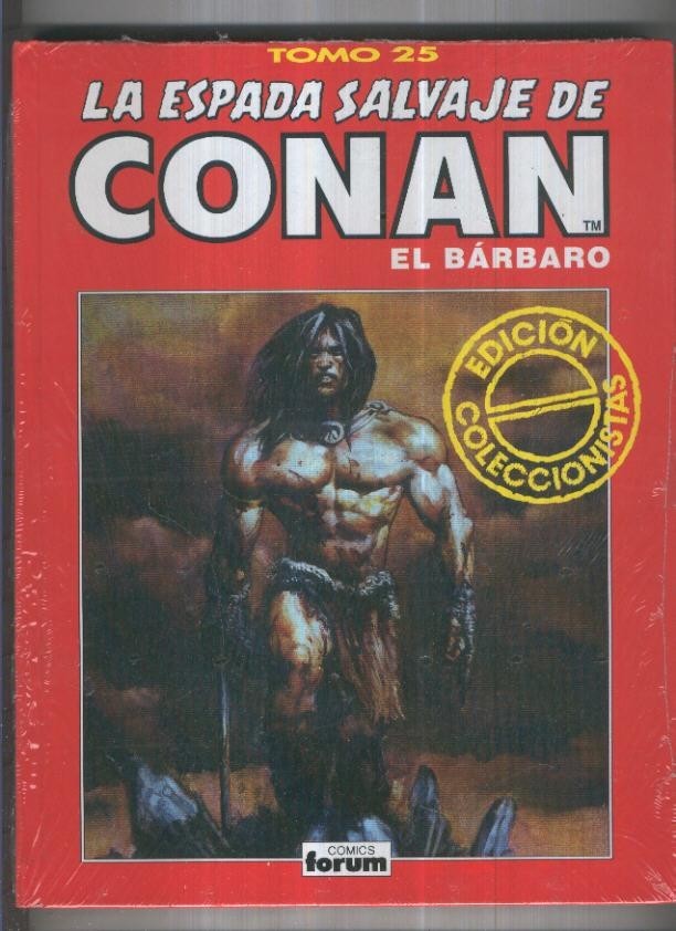 La Espada Salvaje de Conan edicion coleccionista tomo rojo numero 25