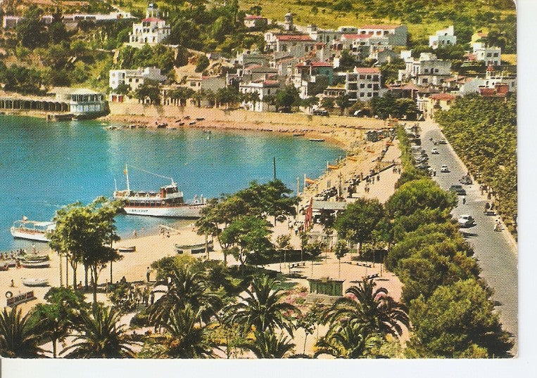 Postal 048105 : Costa Brava. San Feliu de Guixols. Embarcadero y paseo maritimo