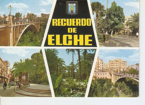 Postal 048117 : Elche. Puente Nuevo-Paso. Calle Calvo Sotelo-Hort de Baix-Puente Nuevo