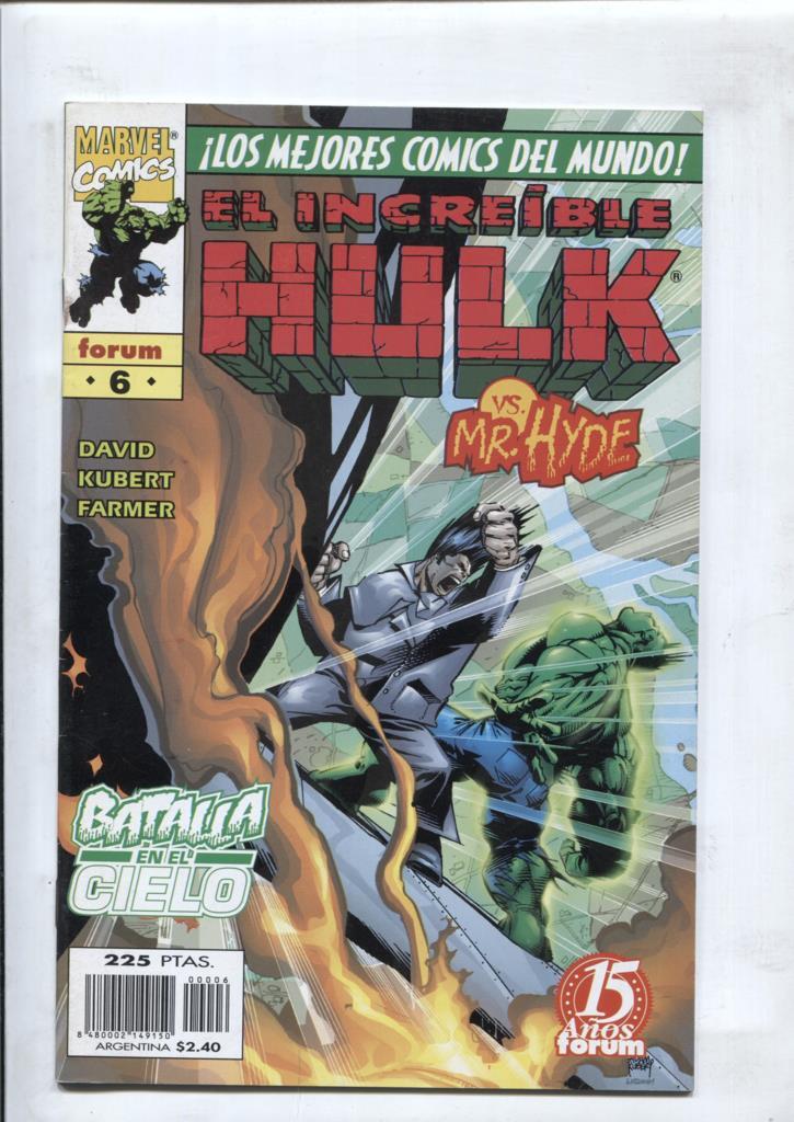 El Increible Hulk volumen 3 numero 06: Choque e incendio