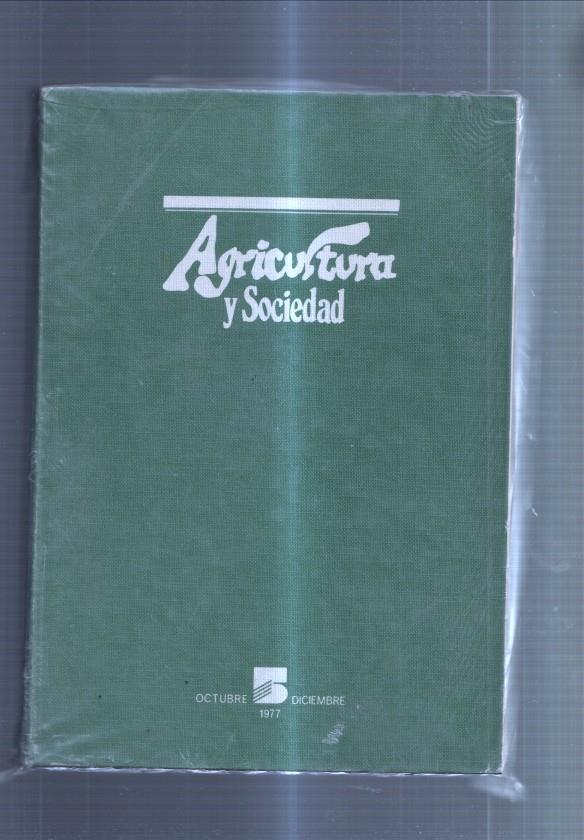 Agricultura y Sociedad numero 05: octubre/diciembre 1977