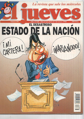 El Jueves revista semanal numero 0883 - POSTER CENTRAL LUIS ROLDAN