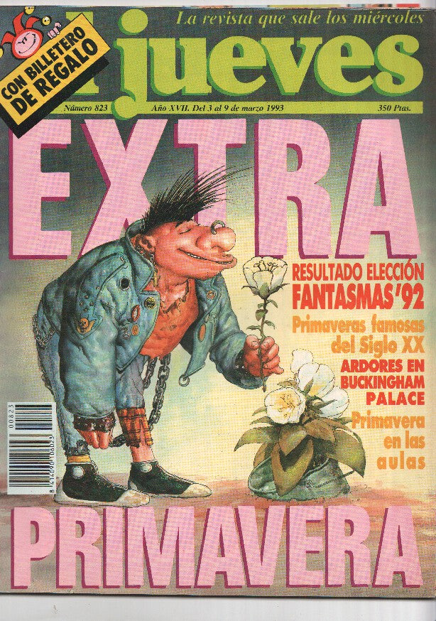 EL JUEVES numero 0823 - POSTER CENTRAL YA ES PRIMAVERA