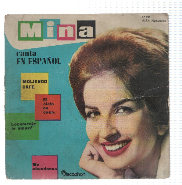 Disco 45 RPM Sencillo: MINA: Moliendo Cafe