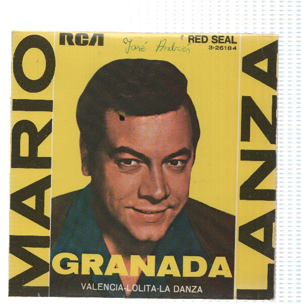 Disco 45 RPM Sencillo: MARIO LANZA - Granada