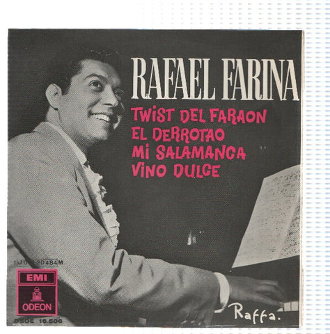 Disco 45 RPM Sencillo: RAFAEL FARINA - Twist del Faraon