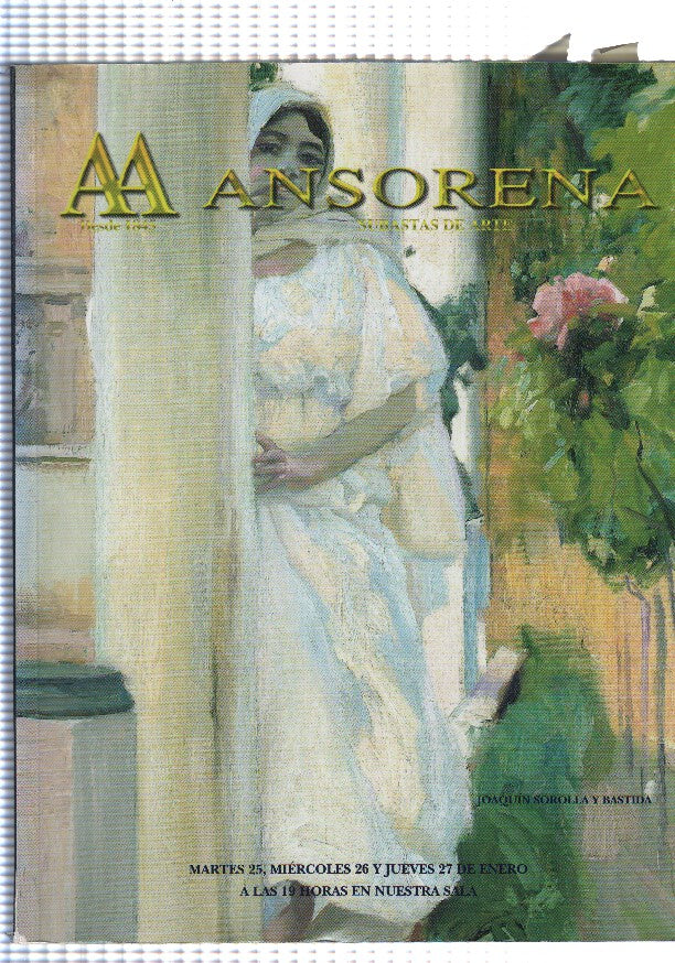 Ansorena subastas de arte numero 267: subasta enero 2005