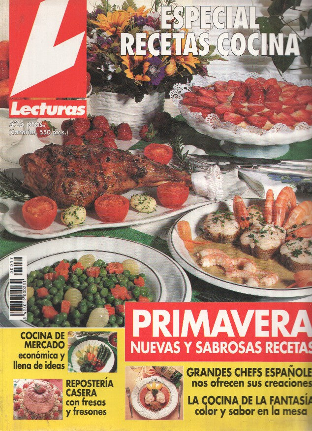LECTURAS  numero 0017 -  ESPECIAL RECETAS DE COCINA PRIMAVERA