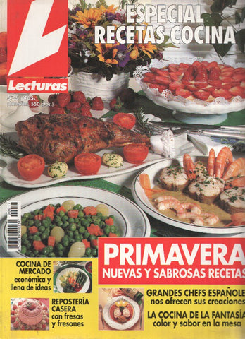 LECTURAS  numero 0017 -  ESPECIAL RECETAS DE COCINA PRIMAVERA