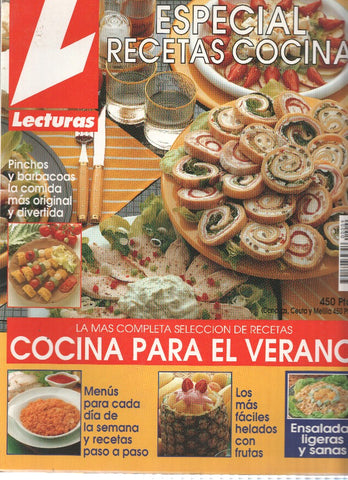 LECTURAS  numero 0009 -  ESPECIAL RECETAS DE COCINA VERANO