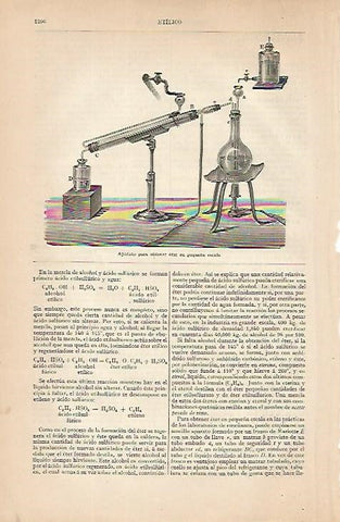 LAMINA ESPASA 7946: Aparato para obtener eter
