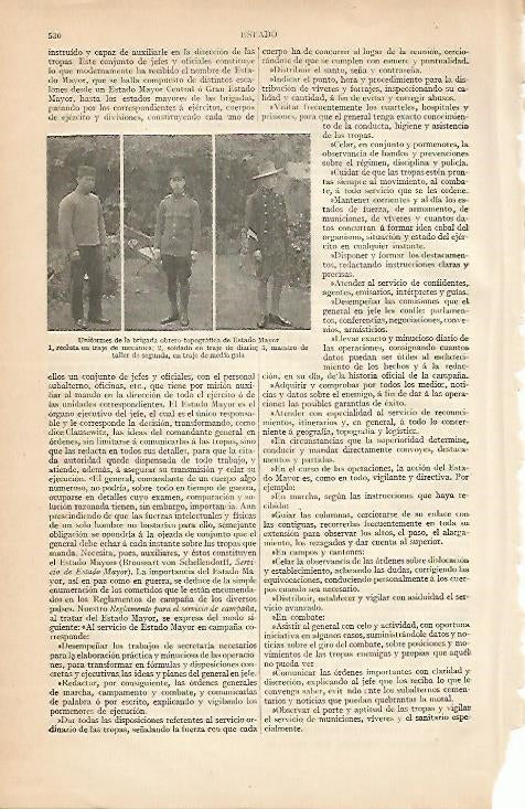LAMINA ESPASA 7988: Brigada del Estado Mayor
