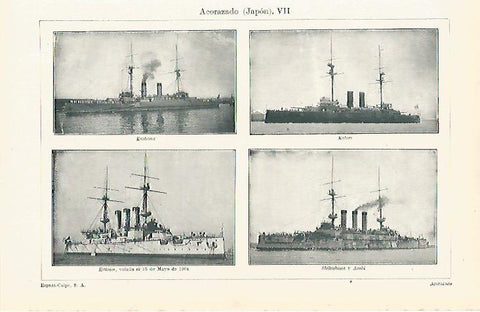 LAMINA ESPASA 8039: Acorazados de Japon