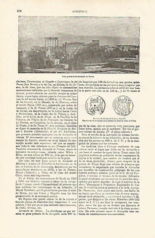 LAMINA ESPASA 8063: Acropolis de Balbek Siria