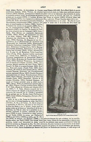 LAMINA ESPASA 8134: Adan escultura de Civitali