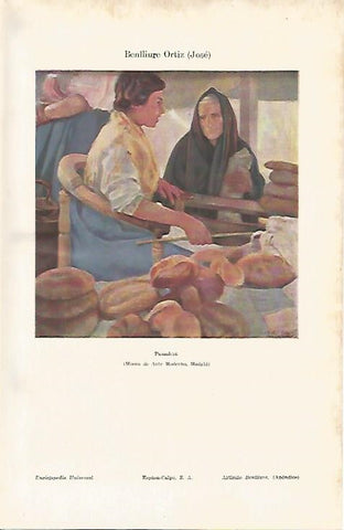 LAMINA ESPASA 8152: Panadera de Jose Benlliure Ortiz