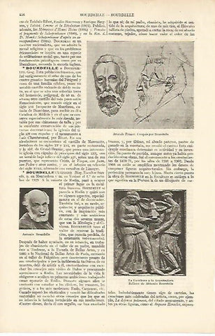 LAMINA ESPASA 8171: A. Bourdelle
