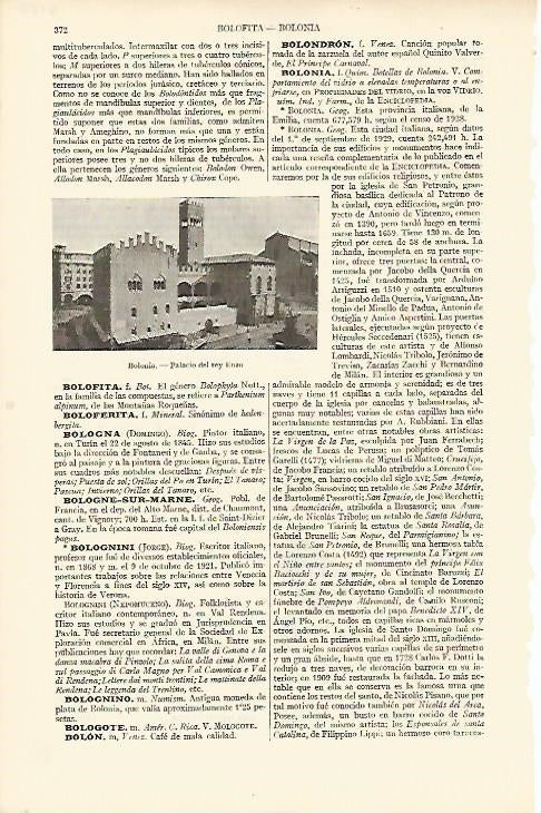 LAMINA ESPASA 8180: Palacio del rey Enzo en Bolonia