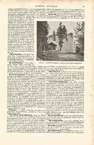 LAMINA ESPASA 8185: Ruinas de la iglesia de Blanik antigua Checoslovaquia