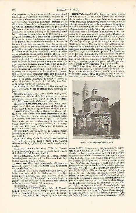 LAMINA ESPASA 8189: El Baptisterio de Biella Italia