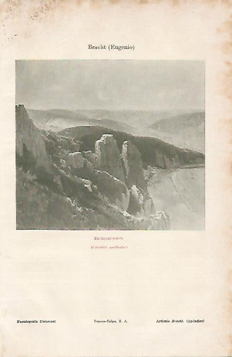 LAMINA ESPASA 8204: Rheingrafenstein de Bracht