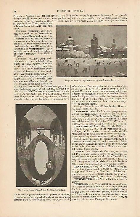 LAMINA ESPASA 8283: Obras de R. Teschner