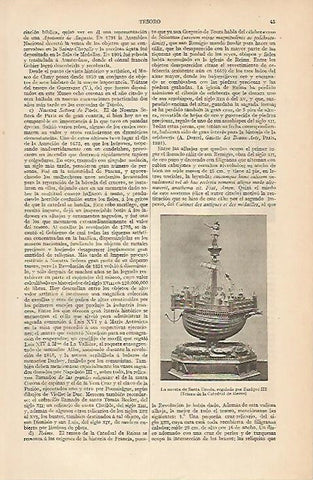 LAMINA ESPASA 8292: Naveta de Santa Ursula. Tesoro de Reims