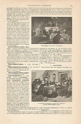 LAMINA ESPASA 8302: El testamento de Bockelmann y La apertura del testamento de Danhauser