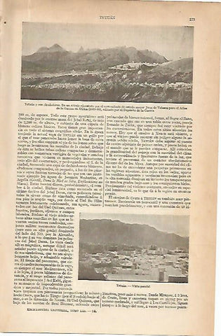 LAMINA ESPASA 8309: Vista parcial de Tetuan Marruecos