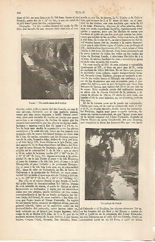 LAMINA ESPASA 8320: Paisajes de Texas Estados Unidos