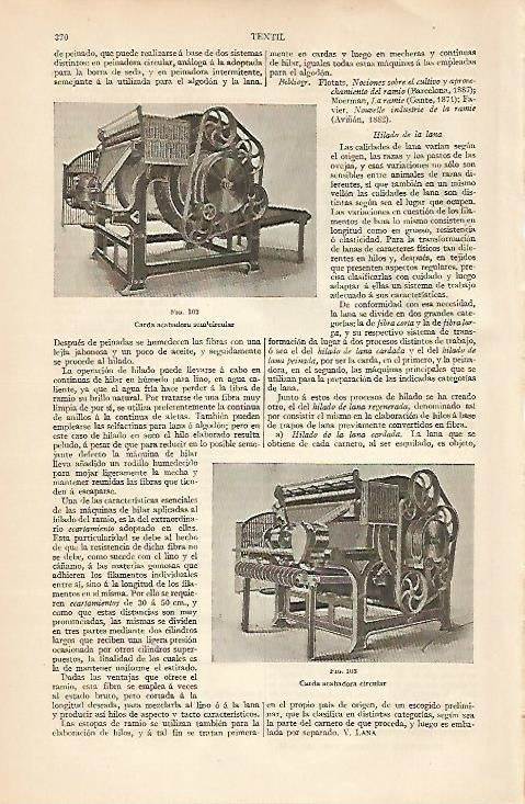 LAMINA ESPASA 8328: Cardas acabadoras semicirculares