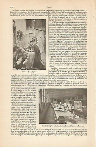 LAMINA ESPASA 8335: Arabes tejiendo tapices. Taller de la Manufactura Nacional Francesa