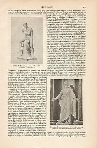 LAMINA ESPASA 8369: Esculturas de A. Thorwaldsen